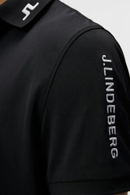 Golf|Polo Shirts<J.Lindeberg Tour Tech Reg Fit Golf Polo Black