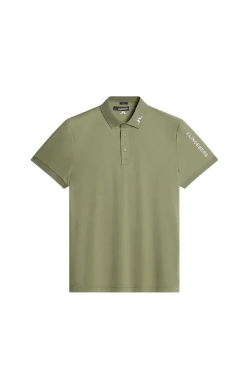 Golf|Polo Shirts<J.Lindeberg Tour Tech Slim Fit Polo OilGreen
