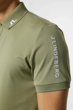 Golf|Polo Shirts<J.Lindeberg Tour Tech Slim Fit Polo OilGreen