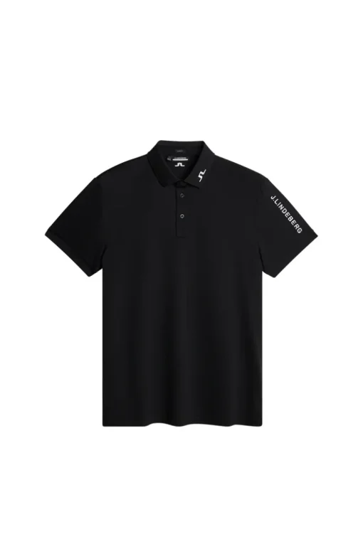 Golf|Polo Shirts<J.Lindeberg Tour Tech Slim Fit Polo Black
