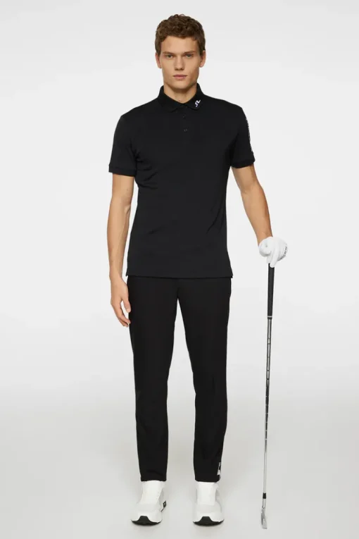 Golf|Polo Shirts<J.Lindeberg Tour Tech Slim Fit Polo Black