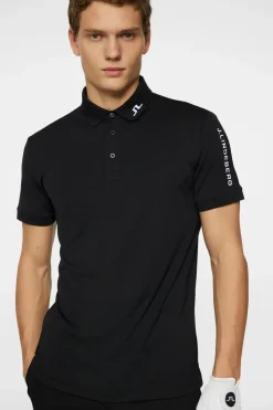 Golf|Polo Shirts<J.Lindeberg Tour Tech Slim Fit Polo Black