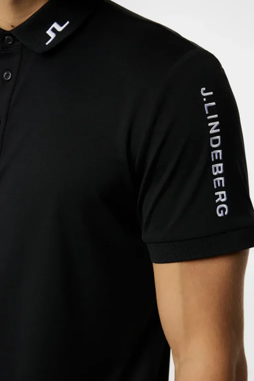 Golf|Polo Shirts<J.Lindeberg Tour Tech Slim Fit Polo Black