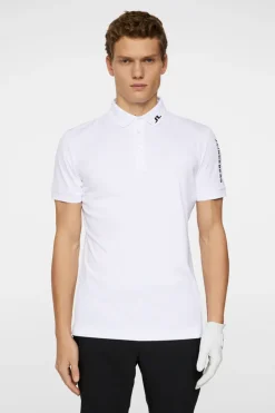 Golf|Polo Shirts<J.Lindeberg Tour Tech Slim Fit Polo White