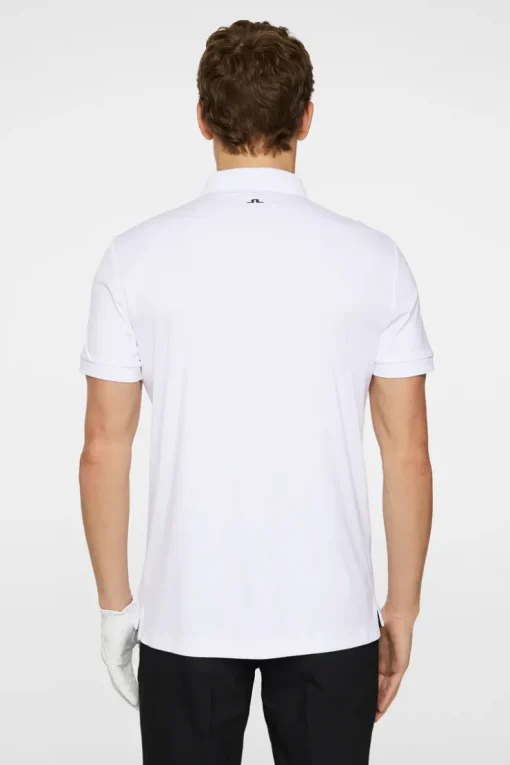 Golf|Polo Shirts<J.Lindeberg Tour Tech Slim Fit Polo White