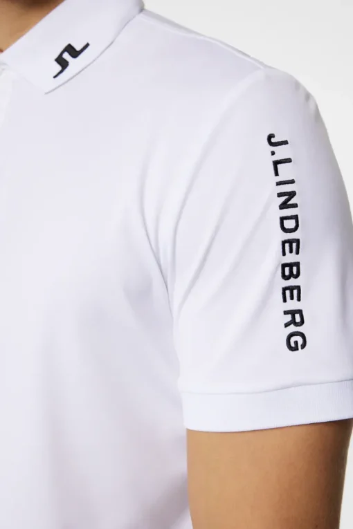 Golf|Polo Shirts<J.Lindeberg Tour Tech Slim Fit Polo White