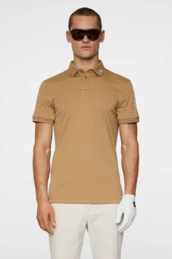 Golf|Polo Shirts<J.Lindeberg Tour Tech Slim Fit Polo TigersEye