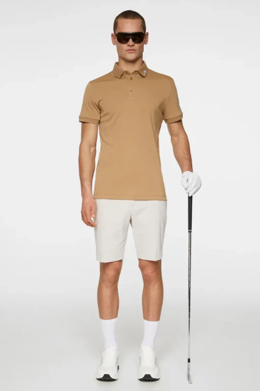 Golf|Polo Shirts<J.Lindeberg Tour Tech Slim Fit Polo TigersEye