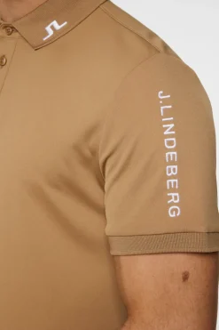 Golf|Polo Shirts<J.Lindeberg Tour Tech Slim Fit Polo TigersEye