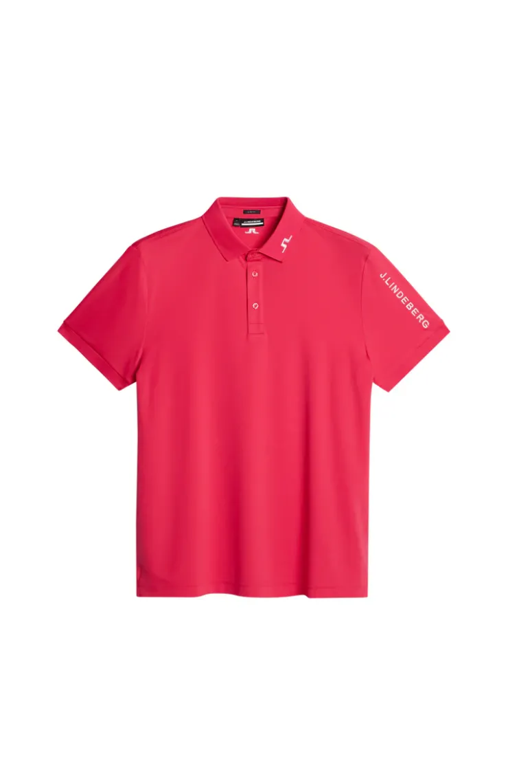 Golf|Polo Shirts<J.Lindeberg Tour Tech Slim Fit Polo Azalea