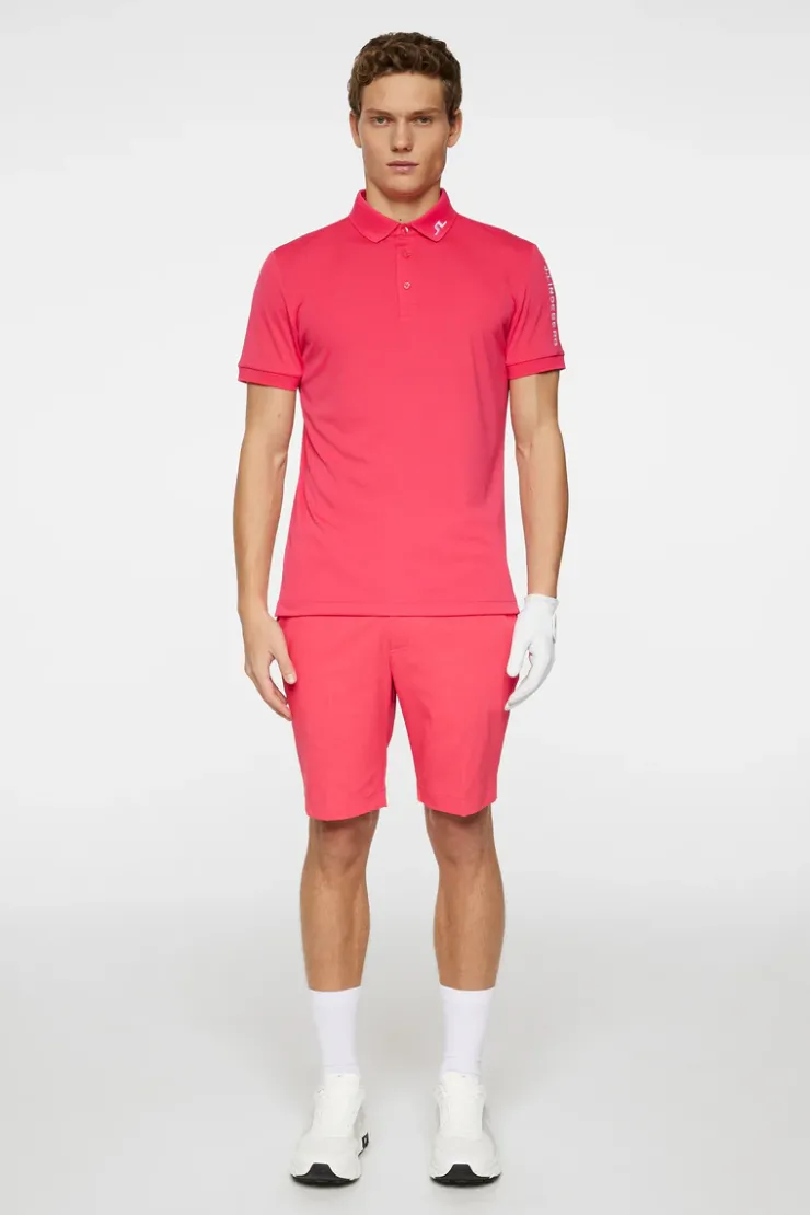 Golf|Polo Shirts<J.Lindeberg Tour Tech Slim Fit Polo Azalea