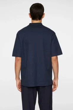 Polo Shirts|Tops<J.Lindeberg Trond Polo Pique JLNavy