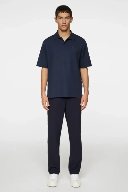 Polo Shirts|Tops<J.Lindeberg Trond Polo Pique JLNavy