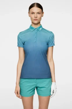 Golf|Tops<J.Lindeberg Tuva Polo SpectrumFadeTealL