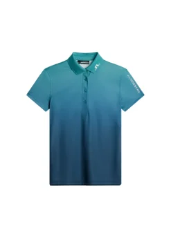 Golf|Tops<J.Lindeberg Tuva Polo SpectrumFadeTealL
