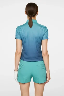 Golf|Tops<J.Lindeberg Tuva Polo SpectrumFadeTealL