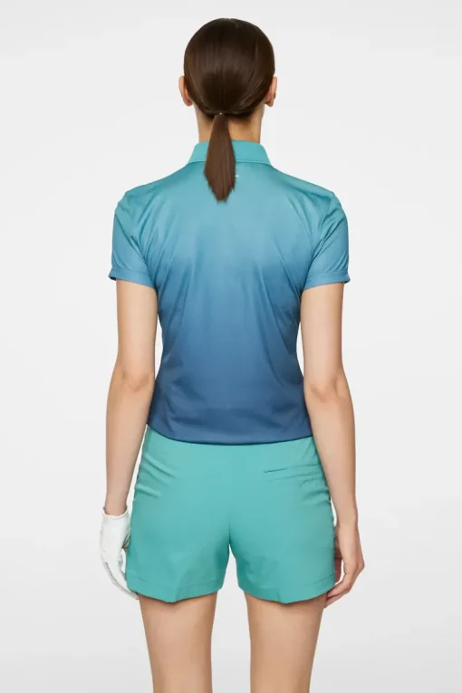 Golf|Tops<J.Lindeberg Tuva Polo SpectrumFadeTealL