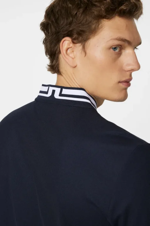 Golf|Polo Shirts<J.Lindeberg Tyson Polo JLNavy