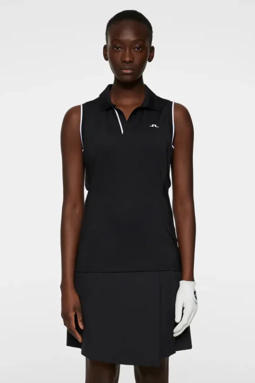 Golf|Tanks<J.Lindeberg Viola Sleeveless Top Black