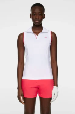 Golf|Tanks<J.Lindeberg Viola Sleeveless Top White