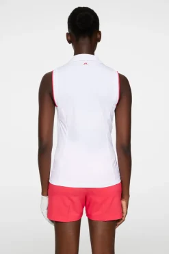 Golf|Tanks<J.Lindeberg Viola Sleeveless Top White