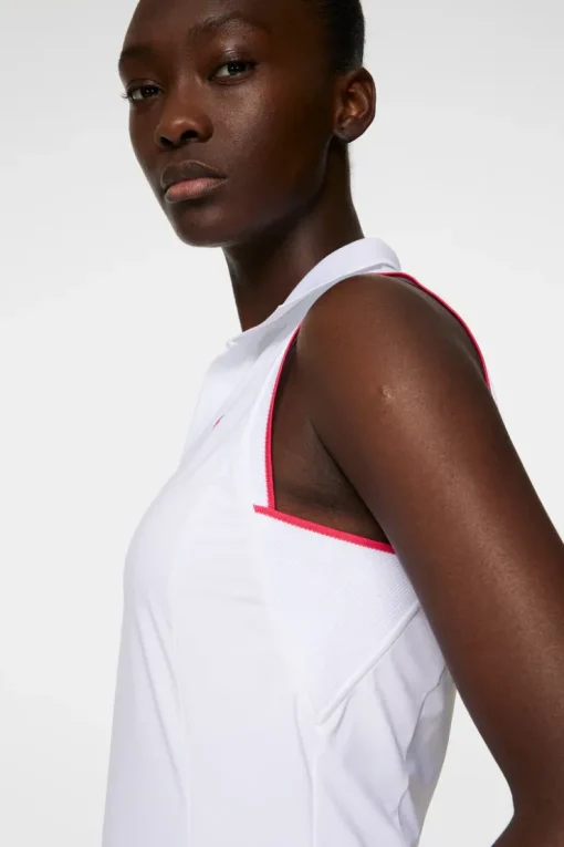 Golf|Tanks<J.Lindeberg Viola Sleeveless Top White