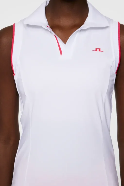 Golf|Tanks<J.Lindeberg Viola Sleeveless Top White
