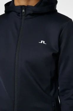 Ski|Golf<J.Lindeberg W Aerial Zip Hood JLNavy