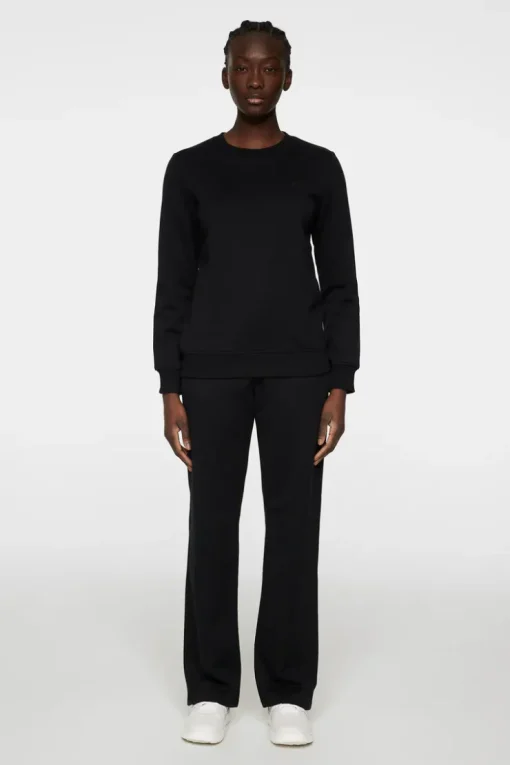 Sweaters|Active<J.Lindeberg W Alpha Crew Neck Black