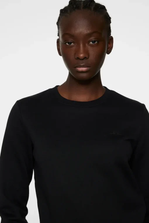 Sweaters|Active<J.Lindeberg W Alpha Crew Neck Black
