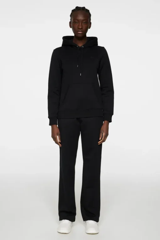 Active|Hoodies<J.Lindeberg W Alpha Hood Black