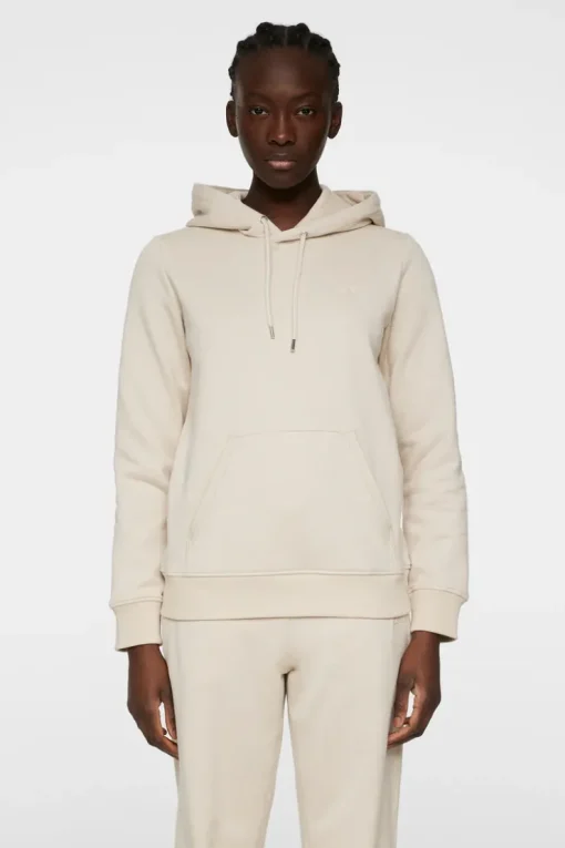 Active|Hoodies<J.Lindeberg W Alpha Hood Moonbeam