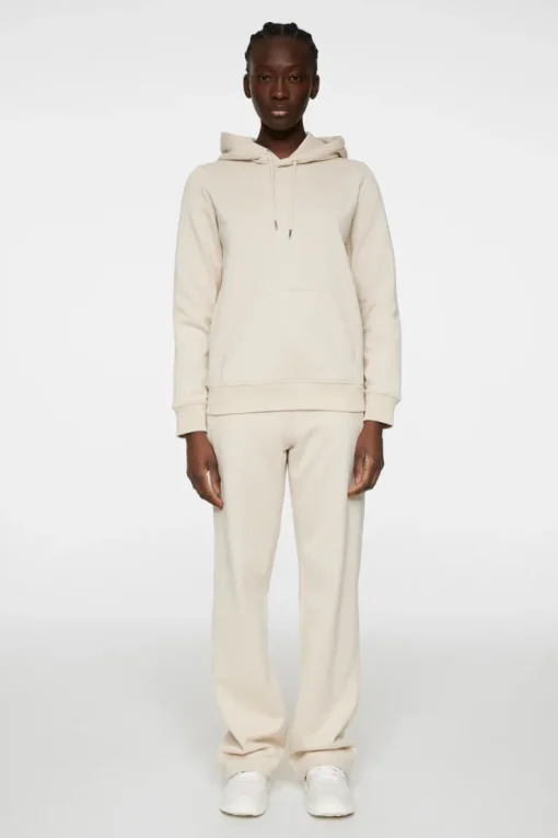 Active|Hoodies<J.Lindeberg W Alpha Hood Moonbeam