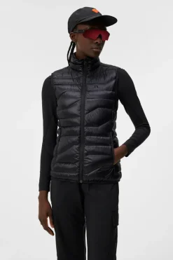 Vests|Outdoor<J.Lindeberg W Cliff Light Down Vest Black