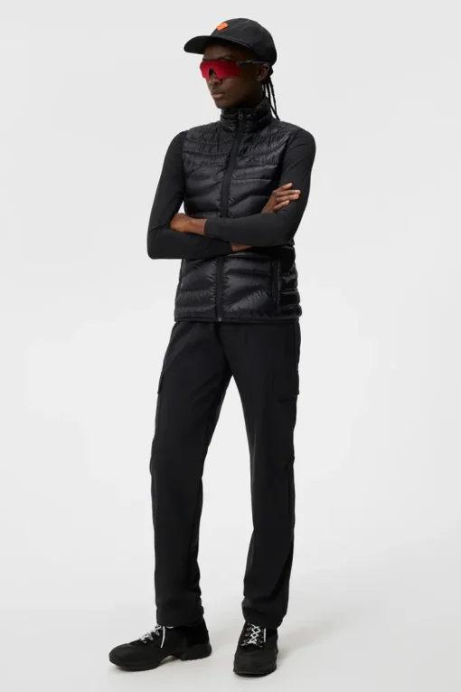 Vests|Outdoor<J.Lindeberg W Cliff Light Down Vest Black