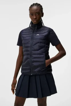 Vests|Outdoor<J.Lindeberg W Cliff Light Down Vest JLNavy