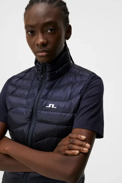 Vests|Outdoor<J.Lindeberg W Cliff Light Down Vest JLNavy