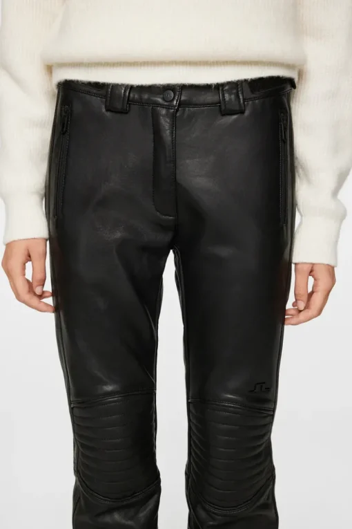 Ski|Bottoms<J.Lindeberg W Stanford Pant Leather Black