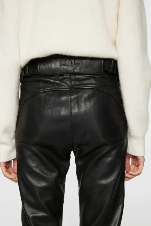 Ski|Bottoms<J.Lindeberg W Stanford Pant Leather Black