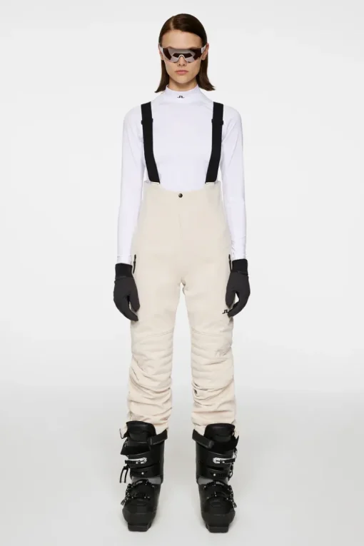 Ski|Bottoms<J.Lindeberg W Stanford Pro Bib Pant Moonbeam