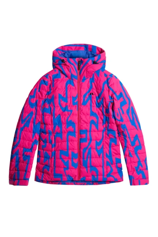 Ski|Jackets<J.Lindeberg W Thermic Down Jacket Printed GlitchBridgePink