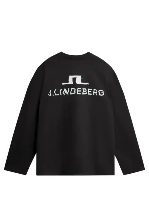 T-shirts<J.Lindeberg Walsh LS Pocket Tee WashedBlack