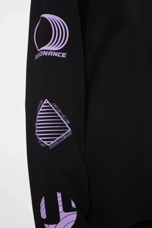 Tops|T-shirts<J.Lindeberg Walsh LS Print T-shirt Black