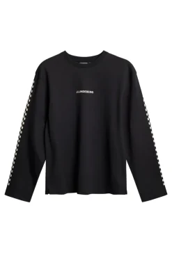 T-shirts|Tops<J.Lindeberg Walsh LS Print T-shirt Black
