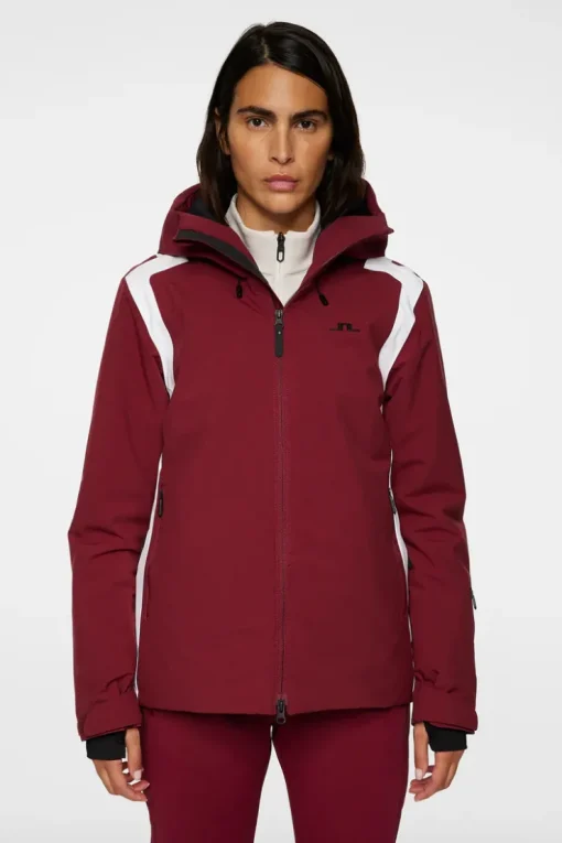 Ski|Jackets<J.Lindeberg Wera Jacket Cabernet