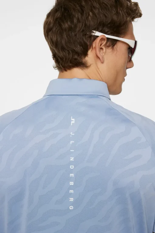 Golf|Polo Shirts<J.Lindeberg Wilhelm Polo RainWashed