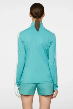 Golf|Base & Mid Layers<J.Lindeberg Wilma Mid Layer Teal